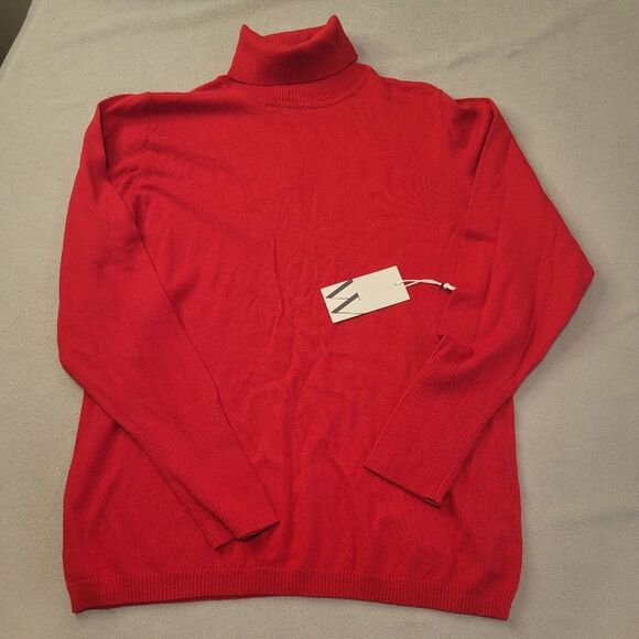 Worthington Red Turtleneck Sweater Size XL - Picture 1 of 7